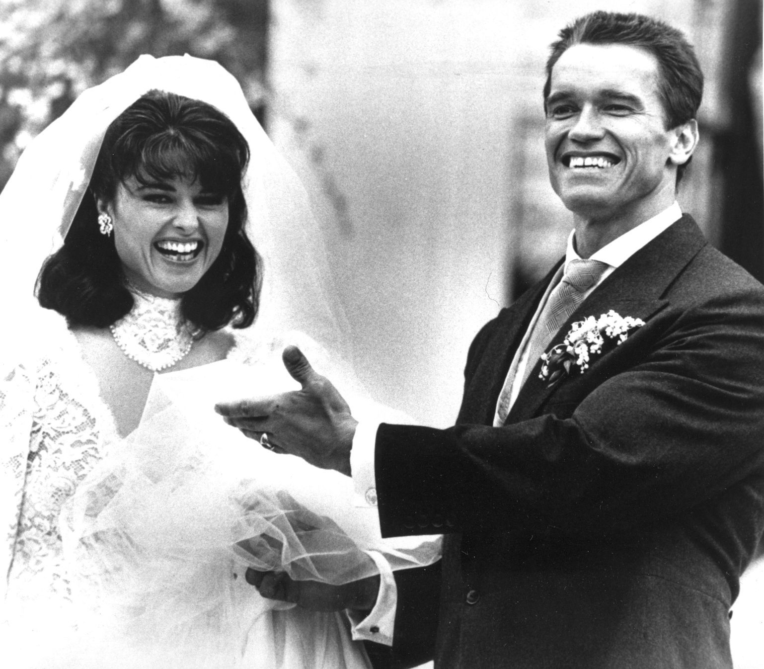 1986: Arnold Schwarzenegger and Maria Shriver